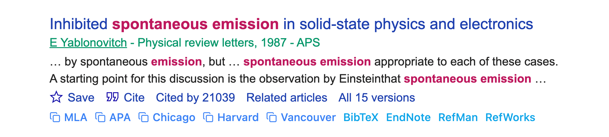 Better Google Scholar